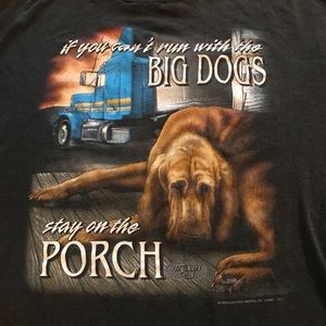 Vintage 3D Emblem! 1992 Trucker T-shirt!